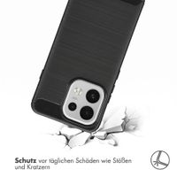 imoshion Brushed Back Cover Oppo Reno 16 F - Schwarz