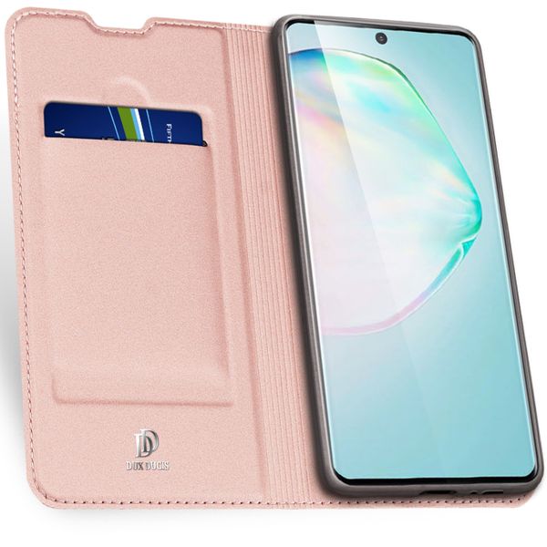 Dux Ducis Slim TPU Klapphülle Roségold für das Samsung Galaxy S10 Lite
