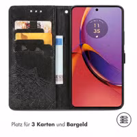 imoshion Mandala Klapphülle Motorola Moto G84 - Schwarz
