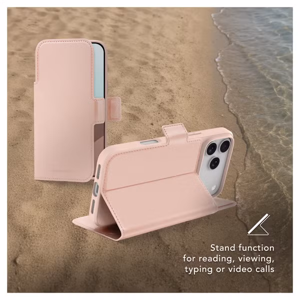 dbramante1928 Copenhagen ICON Klapphülle Apple iPhone 18 Pro / 17 Pro - Pink Sand