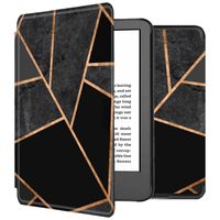 imoshion Design Slim Hard Case Klapphülle Amazon Kindle (2024) / Amazon Kindle (2022) 11th gen - Black Graphic