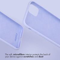 Accezz Liquid Silikoncase Apple iPhone SE (2022 / 2020) / 8 / 7 - Violett