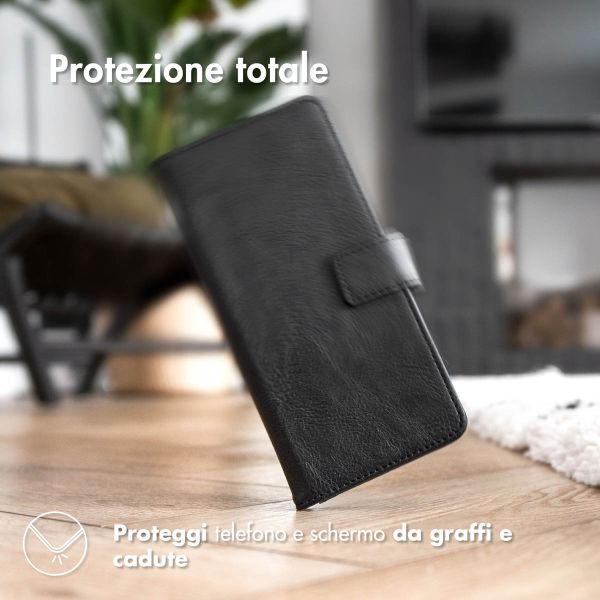 imoshion Luxuriöse Klapphülle Samsung Galaxy A22 (5G) - Schwarz