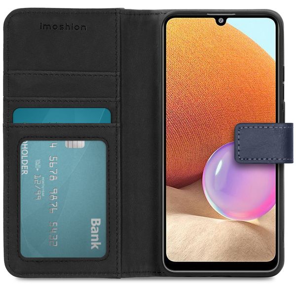 imoshion Luxuriöse Klapphülle Samsung Galaxy A32 (4G) - Dunkelblau