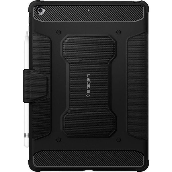 Spigen Rugged Armor Pro Klapphülle iPad 9 (2021) 10.2 Zoll / iPad 8 (2020) 10.2 Zoll / iPad 7 (2019) 10.2 Zoll - Schwarz