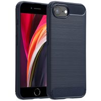 imoshion Brushed Back Cover für das iPhone SE 4 - Dunkelblau