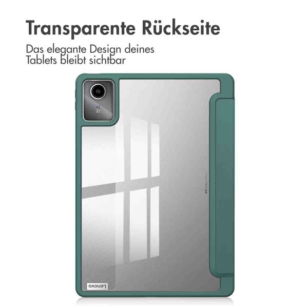 imoshion Trifold Hardcase Klapphülle für das Lenovo Tab M11 - Grün