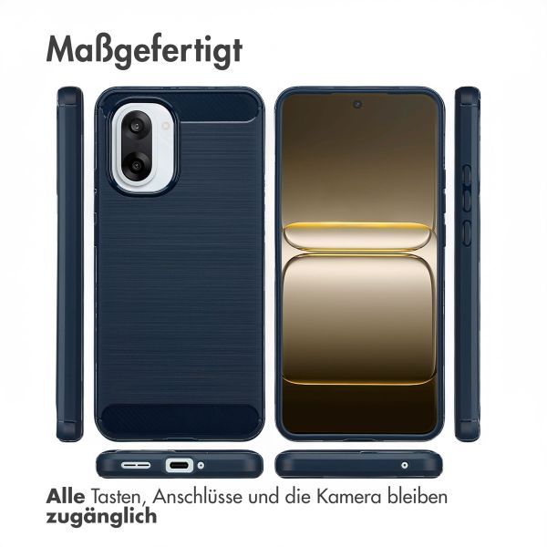 imoshion Brushed Back Cover OnePlus Nord CE5 - Dunkelblau