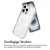 imoshion Sparkle Back Cover mit MagSafe für das Apple iPhone 16 Pro - Glitzer Transparent