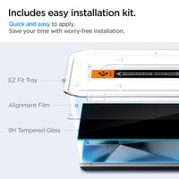 Spigen GLAStR Privacy EZ Fit Displayschutzfolie + Applicator Samsung Galaxy S24 Ultra