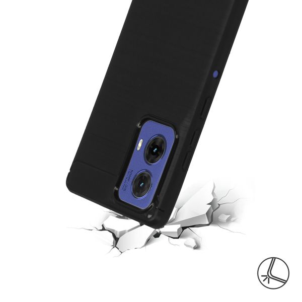 imoshion Brushed Back Cover Motorola Moto G85 - Schwarz