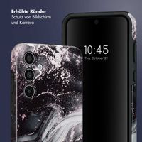 Selencia Vivid Tough Back Cover für das Samsung Galaxy A35 - Chic Marble Black