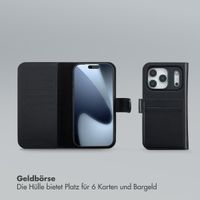 Selencia Olyn Abnehmbare Bookcase mit MagSafe Apple iPhone 17 Pro - Schwarz