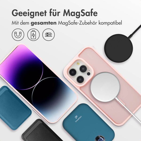 imoshion Color Guard Back Cover mit MagSafe für das iPhone 14 Pro - Hellrosa