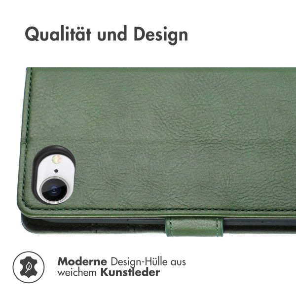 imoshion Luxuriöse Klapphülle Apple iPhone 16e - Grün
