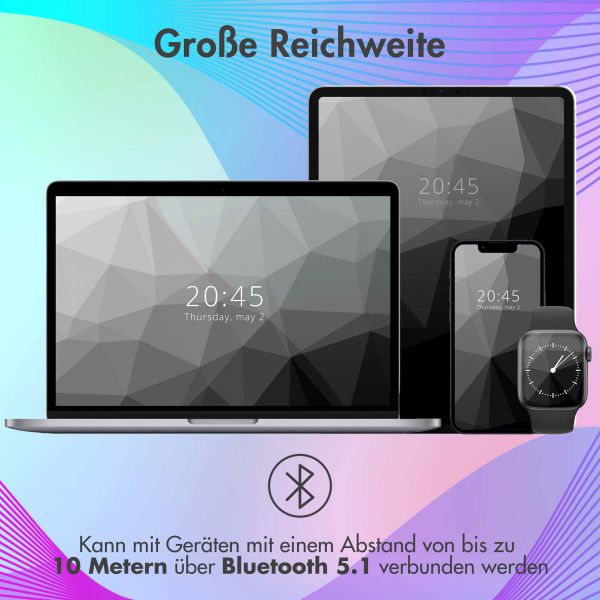 imoshion Kabellose Kinderkopfhörer LED Light Cat Ear - Dezibelbegrenzer - Mit AUX-Kabel - Gelbe