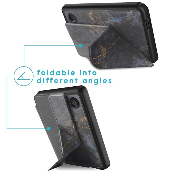 imoshion Design Klappbare Klapphülle Kobo Clara Colour / BW - Black Marble