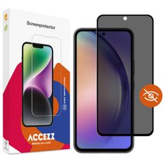 Accezz Privacy Displayschutz aus gehärtetem Glas für das Samsung Galaxy A54 (5G) / S23 FE