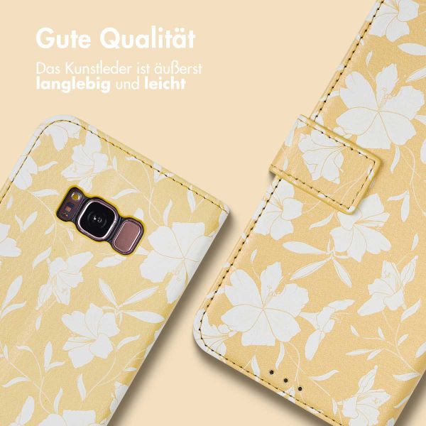 imoshion ﻿Design Klapphülle für das Samsung Galaxy S8 - Yellow Flowers