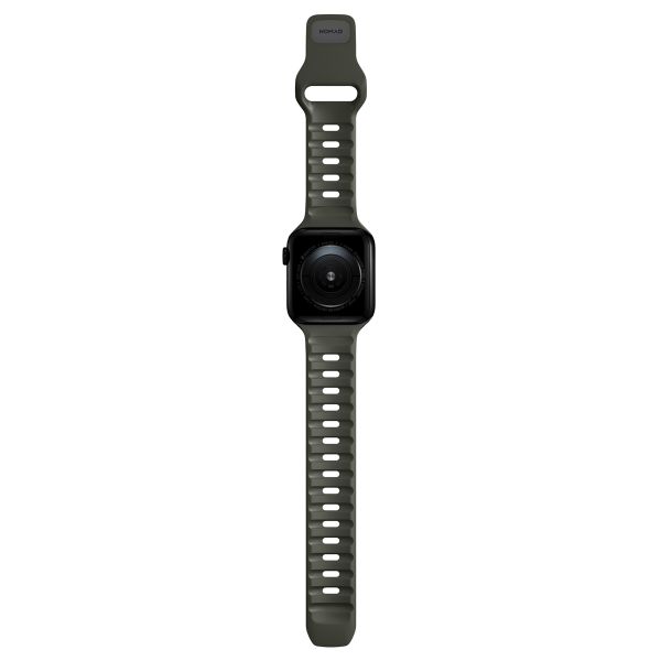 Nomad Sport Band FKM für die Apple Watch Series 1 bis 10 / SE / Ultra (2) (44/45/46/49 mm) - Ash Green