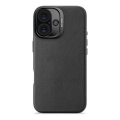 Decoded Leather Backcover MagSafe Apple iPhone 16 - Schwarz
