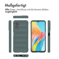 imoshion EasyGrip Back Cover für das Oppo A18 / Oppo A38 - Dunkelgrün