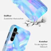 Selencia Vivid Back Cover Samsung Galaxy S24 FE - Holographic Blue Dream