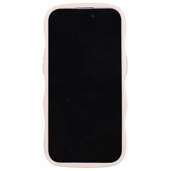 Holdit Wavy Case Apple iPhone 15 Pro Max - Light Beige