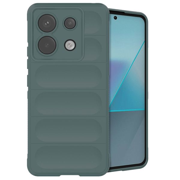 imoshion EasyGrip Back Cover für das Xiaomi Poco X6 Pro - Dunkelgrün