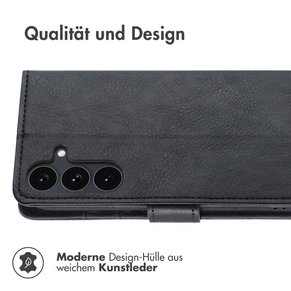 imoshion Luxuriöse Klapphülle Samsung Galaxy S25 FE - Schwarz