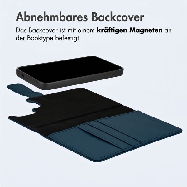 imoshion Herausnehmbare 2-in-1 Luxus-Bookcase Samsung Galaxy S26 Ultra - Blau