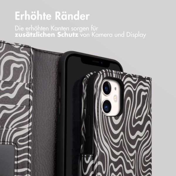 imoshion Design Klapphülle Apple iPhone 11 - Black And White