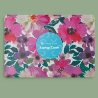 imoshion Design Laptop Cover für Apple MacBook Pro 14 Zoll (2021 / 2023 M3 chip / 2024 M4 chip / 2025 M5 chip) - Floral Water Color