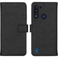 imoshion Luxuriöse Klapphülle Motorola Moto G8 Power Lite - Schwarz
