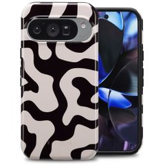 Selencia Vivid Back Cover Google Pixel 10 / 10 Pro - Art Wave Black
