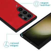 imoshion Entfernbare 2-1 Luxus Klapphülle Samsung Galaxy S24 Ultra - Rot