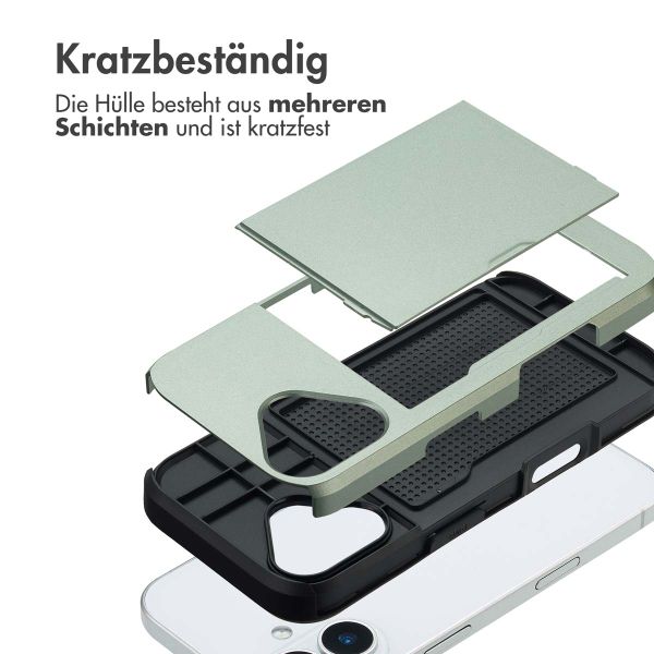 imoshion Backcover mit Kartenfach Apple iPhone 17 - Grün