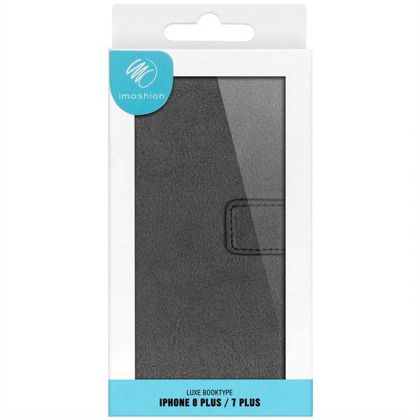 imoshion Luxuriöse Klapphülle Apple iPhone 8 Plus / 7 Plus - Schwarz