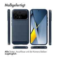 imoshion Brushed Back Cover Xiaomi Poco F8 Pro - Dunkelblau