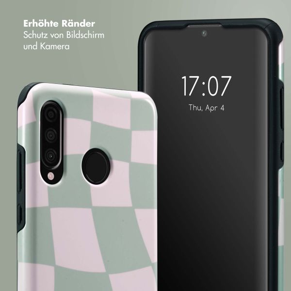 Selencia Vivid Back Cover Huawei P30 Lite - Groovy Sage Green