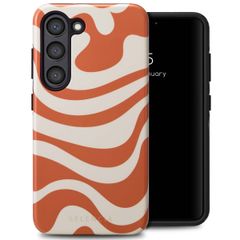 Selencia Vivid Back Cover Samsung Galaxy S23 - Dream Swirl Orange