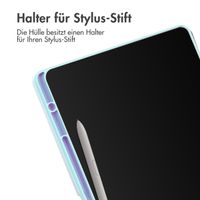 imoshion Trifold Hardcase Klapphülle Samsung Tab S10 Plus / Tab S9 FE Plus / Tab S9 Plus 12.4 Zoll - Hellblau