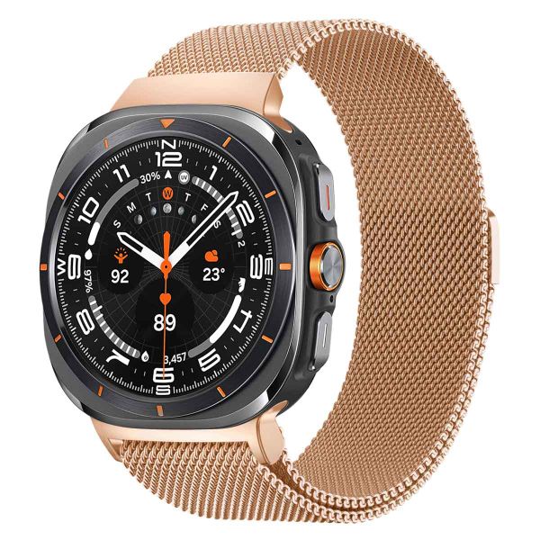 imoshion Milanese Watch Armband für Samsung Galaxy Watch Ultra - Rose Gold