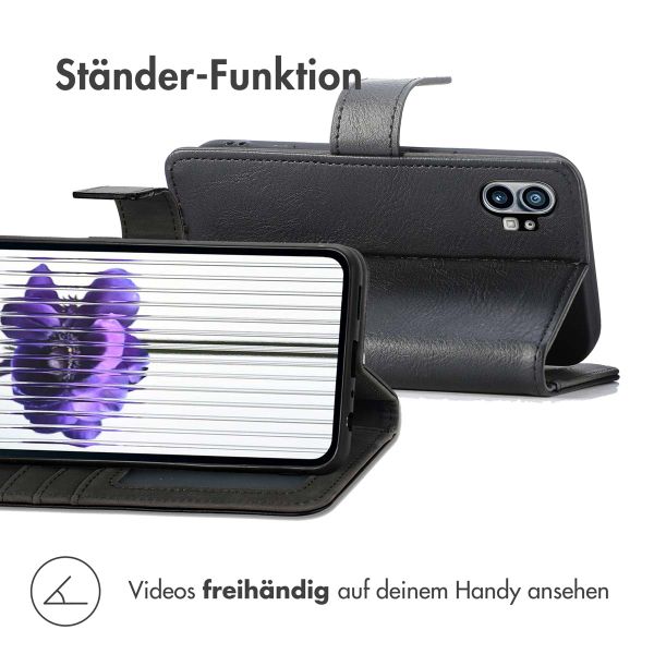 imoshion Luxuriöse Klapphülle Nothing Phone (1) - Schwarz