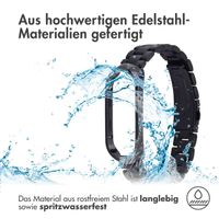 imoshion Edelstahlarmband für das Xiaomi Mi Band 3 / 4 - Schwarz