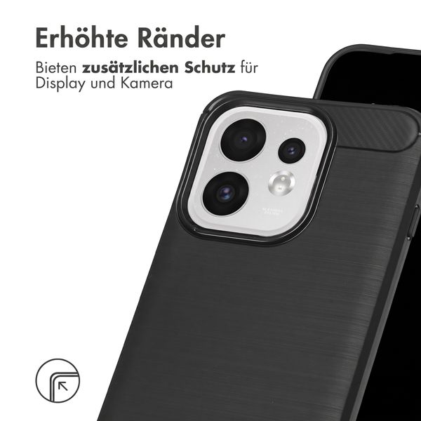 imoshion Brushed Back Cover Oppo Reno 16 / 16 Pro - Schwarz