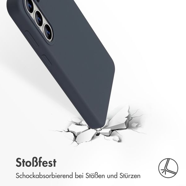 Accezz Liquid Silikoncase mit MagSafe Samsung Galaxy S26 Plus - Dunkelblau