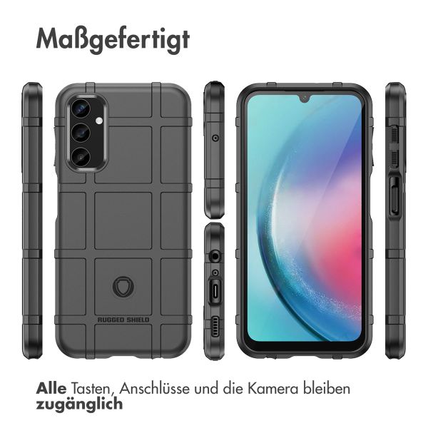 imoshion Rugged Shield Backcover für das Samsung Galaxy A25 (5G) - Schwarz