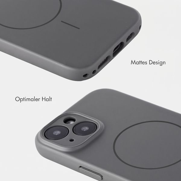 Accezz Grip Backcover mit MagSafe Apple iPhone 13 - Grau