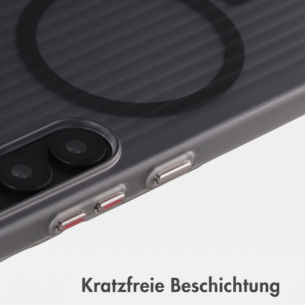 Accezz Lite Backcover mit MagSafe | Fluted | Samsung Galaxy S25 - Grau